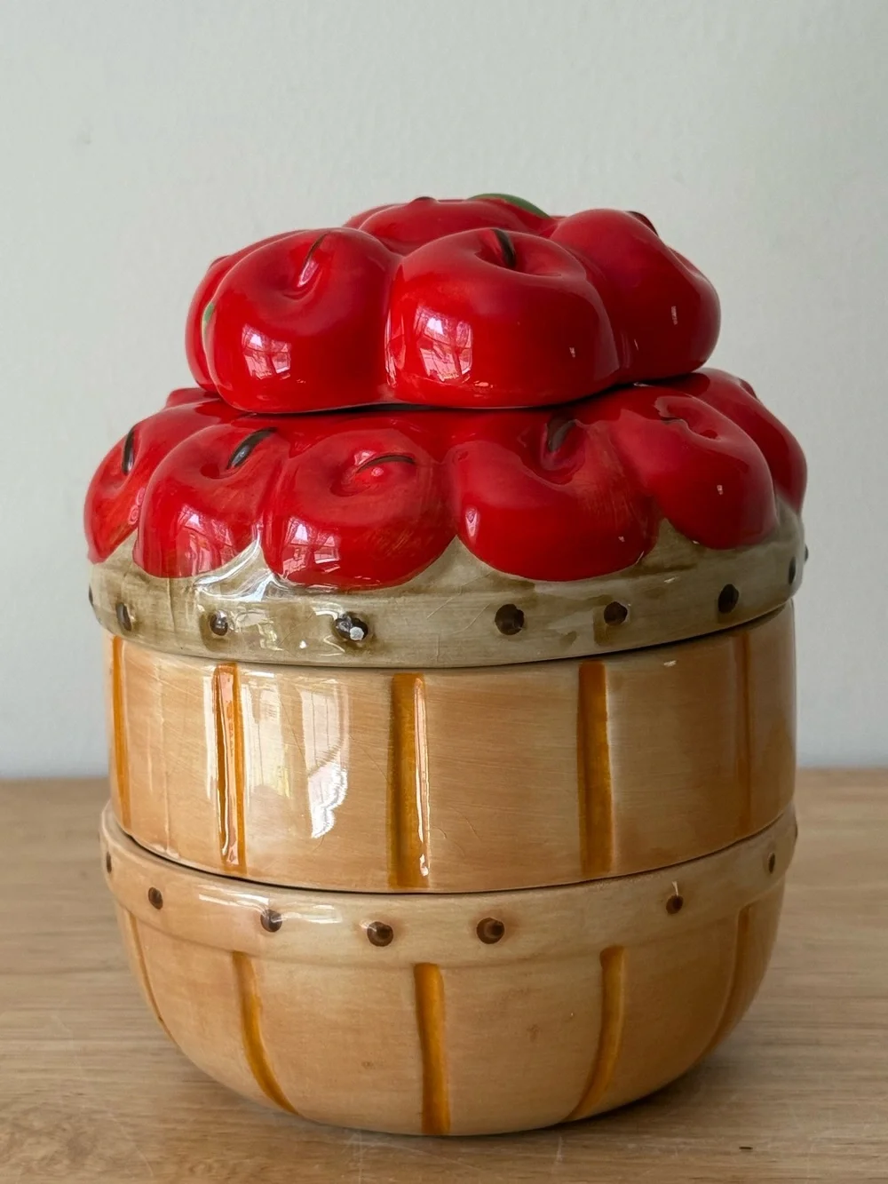 10 Strawberry Street Harvest Apple Basket Stacking Measuring Cups Sunshine Farms